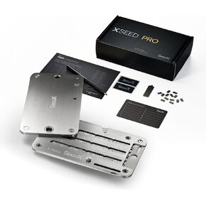 SecuX – XSEED Pro - Indestructible Bitcoin Wallet Crypto Seed Storage Steel Plate - Compatible with SecuX, Ledger, Trezor Hardware Wallets