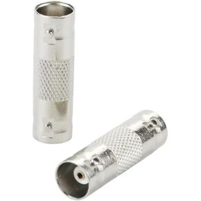 VIMVIP BNC Female to RCA Female Connector, BNC to RCA Adapter Coaxial Coax RG6 Adapter Kit Coupler Compatible with CCTV Security Surveillance Systems (4PCS)