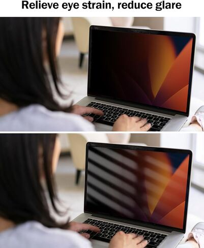 شاشة الخصوصية F FORITO متوافقة مع MacBook Pro 13 بوصة (2016، 2017، 2018، 2019، 2020، 2021، 2022، M1، M2)، فلتر شاشة كمبيوتر محمول مضاد للظهور وتخفيف إجهاد العين 360 درجة in Saudi Arabia