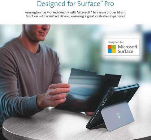 شاشة الخصوصية Kensington Surface Pro لأجهزة Surface Pro 7 و7+ و6 و5 و4 (K64489WW) in Saudi Arabia