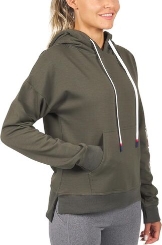 Nautica Competition Women's Athletic Active Basic Essential Pullover Sweatshirt Hoodie Ultra Soft Fleece With Pockets in Saudi Arabia
