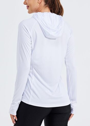 Willit Women's Sun Protection Hoodie UPF 50+ Fishing Hiking Shirt Long Sleeve SPF UV Shirt with Face Mask Lightweight in Kuwait