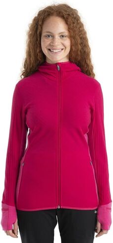 Icebreaker Merino Women's Descender Long Sleeve Full-Zip Hoodie in Saudi Arabia