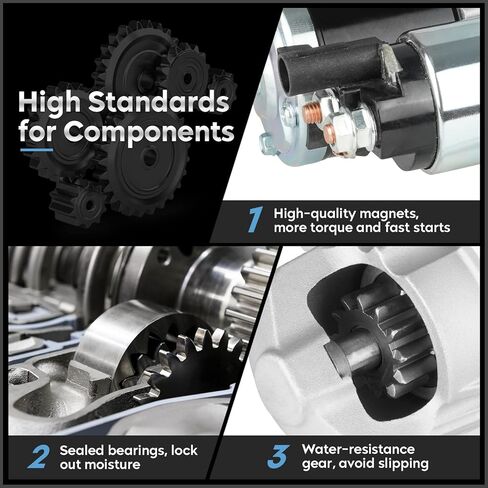 New Starter for 3.0 3.6L Buick Enclave 2008-2010, Lacrosse 2010-2011, Cadillac SRX 2010, Chevrolet Equinox 2008-2010, Malibu 2008-2010, Traverse 2009-2010 in Saudi Arabia