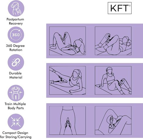 Inner Thigh Exercise Equipment – Advanced 360-Degree Thigh Master - Kegel Exercise Device for Pelvic Training - Thigh Slimmer for Intense Muscle Training – Easy to Use – Designed for Women in Saudi Arabia