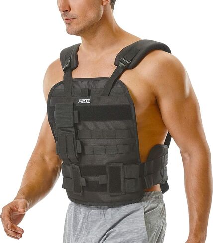 PRCTZ 25lbs & 50lbs Adjustable Weighted Vest, Training Vest for Women and Men, One Size Fits Most in Kuwait