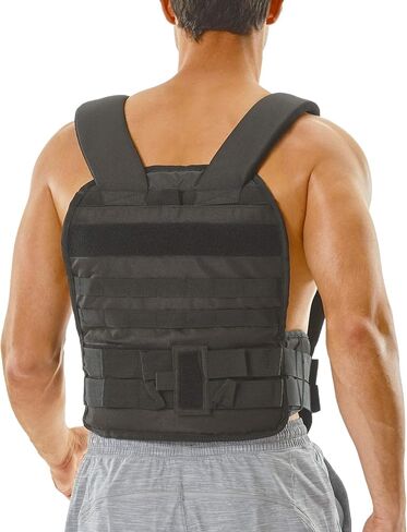 PRCTZ 25lbs & 50lbs Adjustable Weighted Vest, Training Vest for Women and Men, One Size Fits Most in Kuwait