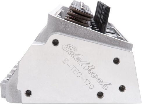 Cylinder Head, Performer RPM E-TEC 170, Assembled, 1.940/1.550 in Valve, 170 cc Intake, 64 cc Chamber, 1.460 in Springs, Straight Plug, Aluminum, Small Block Chevy, Each in Saudi Arabia