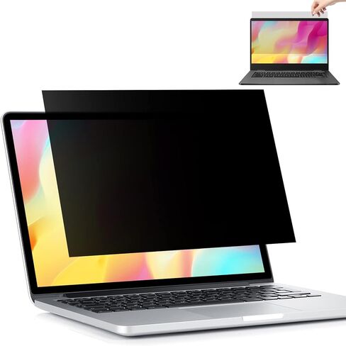 شاشة خصوصية للكمبيوتر المحمول مقاس 14 بوصة متوافقة مع أجهزة HP Envy/Dell/Asus/Acer/Samsung/Lenovo، شاشة خصوصية لحماية العين ضد وهج الضوء الأزرق لجميع أجهزة الكمبيوتر المحمول مقاس 14 بوصة مع نسبة عرض إلى ارتفاع تبلغ 16:9 in Kuwait