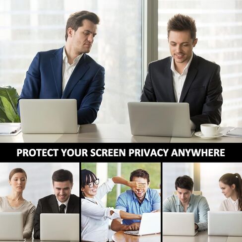 شاشة خصوصية للكمبيوتر المحمول مقاس 14 بوصة متوافقة مع أجهزة HP Envy/Dell/Asus/Acer/Samsung/Lenovo، شاشة خصوصية لحماية العين ضد وهج الضوء الأزرق لجميع أجهزة الكمبيوتر المحمول مقاس 14 بوصة مع نسبة عرض إلى ارتفاع تبلغ 16:9 in Kuwait