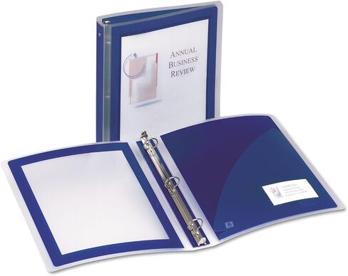 Avery 17638 Flexi View Binder, 1-1/2-Inch Capacity, Navy in Saudi Arabia