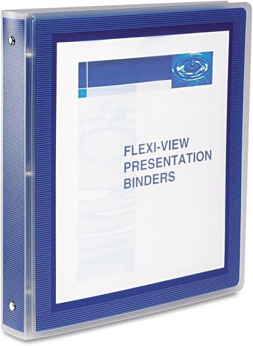 Avery 17638 Flexi View Binder, 1-1/2-Inch Capacity, Navy in Saudi Arabia