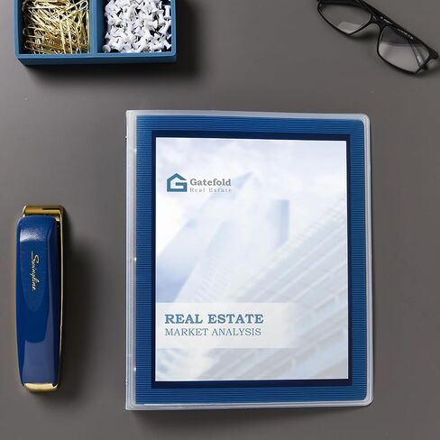 Avery 17638 Flexi View Binder, 1-1/2-Inch Capacity, Navy in Saudi Arabia