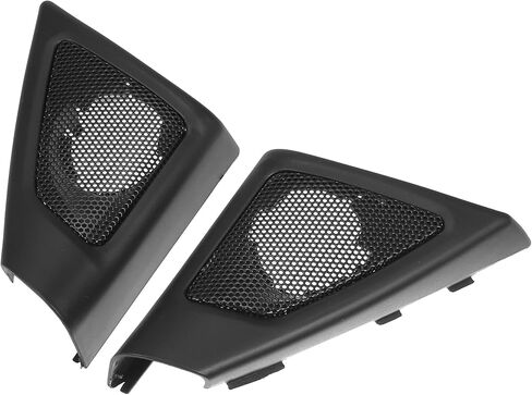 ACROPIX Car Door Tweeter Speaker Panel Cover Trim Fit for BMW F10 F11 5 Series - Pack of 2 Black in Saudi Arabia