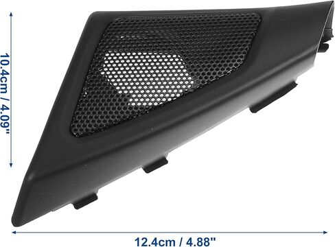 ACROPIX Car Door Tweeter Speaker Panel Cover Trim Fit for BMW F10 F11 5 Series - Pack of 2 Black in Saudi Arabia