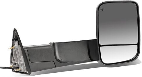 DNA Motoring TWM-013-T888-BK-SM-L Powered Tow Mirror+Heat+LED Smoked Left/Driver [For 09-16 Dodge RAM] in Kuwait