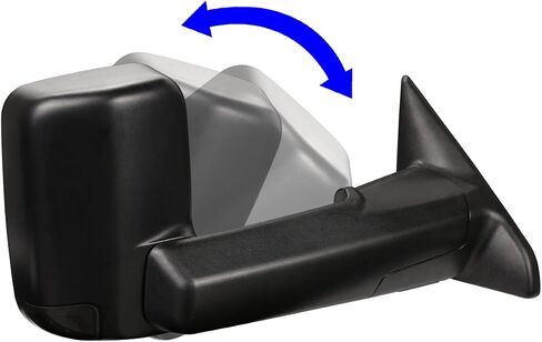 DNA Motoring TWM-013-T888-BK-SM-L Powered Tow Mirror+Heat+LED Smoked Left/Driver [For 09-16 Dodge RAM] in Kuwait