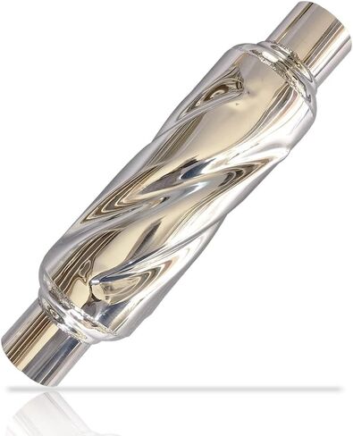 ماسورة عادم كاتم صوت من Glasspack مقاس 2.5 بوصة، مرنان أداء عالمي مزدوج طرف عادم عالٍ مدخل 2.5 بوصة لسيارة الشاحنات in Kuwait