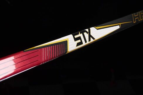 عصا هوكي الجليد STX للبالغين من الجنسين X28، أسود/أحمر، متوسط ​​الولايات المتحدة in Saudi Arabia
