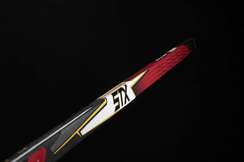 عصا هوكي الجليد STX للبالغين من الجنسين X28، أسود/أحمر، متوسط ​​الولايات المتحدة in Saudi Arabia