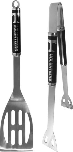 Siskiyou Sports NCAA Tennessee Volunteers 2 pc Black BBQ Set, One Size, Black in Saudi Arabia