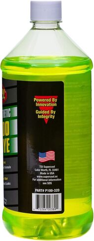 TSI Supercool A/C Comp Lube، صبغة للأشعة فوق البنفسجية، 32 أونصة، Flsh PNT 450F (P100-32D) in Saudi Arabia
