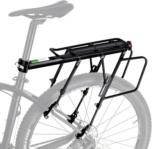 ROCKBROS Rear Bike Rack - 55 LBS Load Full Quick Release Aluminum Alloy Bike Cargo Racks with Instructions & Tools for MTB, Ebikes, Road Bike in Saudi Arabia