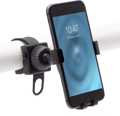 حامل هاتف متوافق مع Peloton - تخزين حامل الهاتف المحمول على مقود الدراجة قابل للتعديل - مشبك حامل الهاتف الذكي للدراجات الداخلية والثابتة - ملحقات اللياقة البدنية وركوب الدراجات - الجاذبية in Kuwait