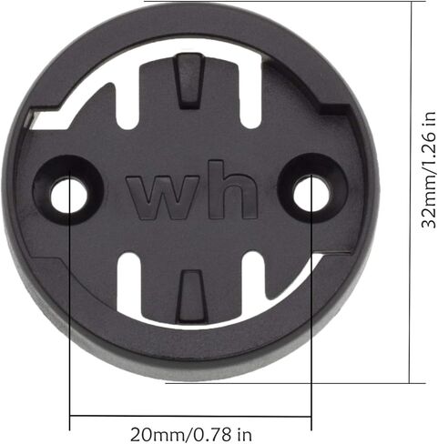 4 أزواج من محول تركيب الكمبيوتر للدراجة من البوليمر المشترك لتركيب الدراجة الأمامية المتوافقة مع حامل Wahoo in Kuwait