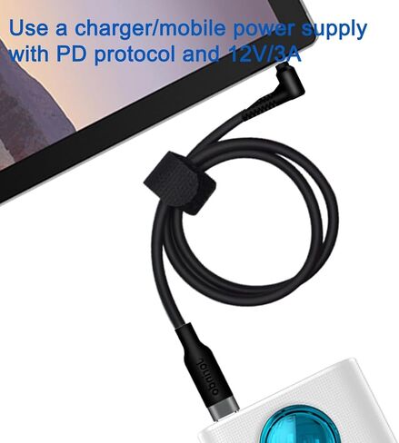 1.8M/5.9FT USB-C أنثى إلى DC 12V 5.5x2.5mm Plug 90 درجة زاوية محول PD محاكي Trigger. مناسب للأجهزة 12V مثل أجهزة التوجيه وأجهزة العرض والقطط الضوئية in Saudi Arabia