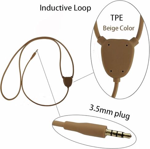 سماعة أذن غير مرئية ومجموعة حلقة حثية للهاتف الخلوي، نقل الصوت إلى سماعة أذن صغيرة لإجراء محادثة صوتية سرية والاستماع إلى الموسيقى in Kuwait