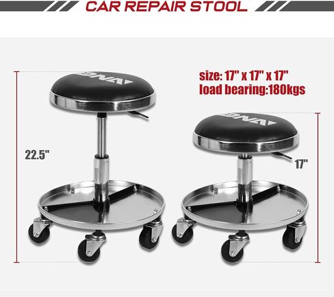DNA Motoring TOOLS-00005 Heavy Duty Concave Shape Low Profile Automotive Creeper w/Padded Headrest & Hopkins FloTool 11930MI Heavy Duty Wheel Chock, (Pack of 2) in Saudi Arabia