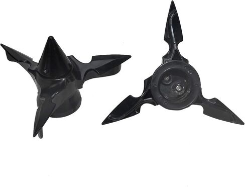 YHMTIVTU Spun Blade Spinning Front Axle Cap Nut Cover Plastic Fit for Harley Dyna XL XG All Black in Saudi Arabia