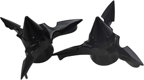 YHMTIVTU Spun Blade Spinning Front Axle Cap Nut Cover Plastic Fit for Harley Dyna XL XG All Black in Saudi Arabia