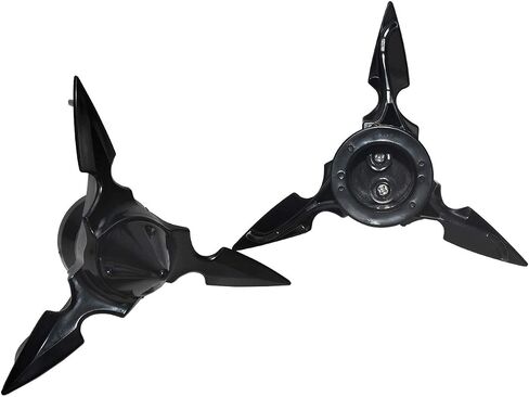 YHMTIVTU Spun Blade Spinning Front Axle Cap Nut Cover Plastic Fit for Harley Dyna XL XG All Black in Saudi Arabia