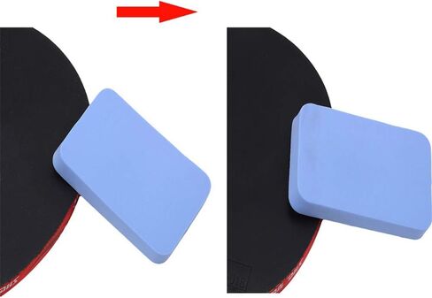 6 قطع من إسفنجة تنظيف مطاطية لتنس الطاولة من موتسو، منظف مجداف بينج بونج، العناية بمطاط المضرب in Kuwait