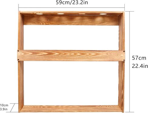 Ping Pong Paddle Holder Storage Rack, Wall Mount Table Tennis Racket Display Holder Shelf for 4 Paddles and Balls Storage in Game Room, Bar Room, Office, Garage, Home in Kuwait