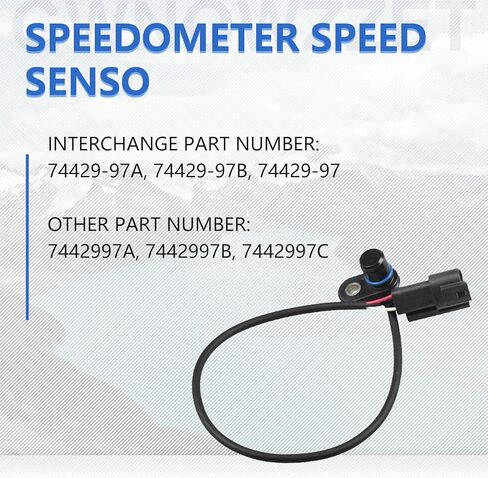 GWNOWZZET Electronic Speedometer Speed Sensor for Harley Davidson Electra Glide 1999-2003 74429-97C in Kuwait