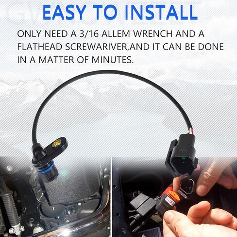 GWNOWZZET Electronic Speedometer Speed Sensor for Harley Davidson Electra Glide 1999-2003 74429-97C in Kuwait