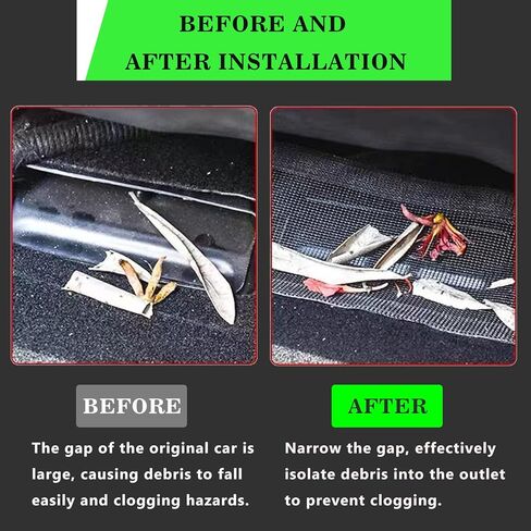 غطاء حماية شبكة فتحة تهوية المقعد الخلفي، أغطية حماية شبكة فتحة تهوية المقعد الخلفي، منفذ تكييف الهواء، متوافقة مع طراز تيسلا 3 موديل Y (6 عبوات) in Kuwait