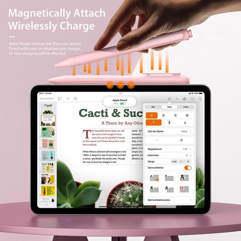 حافظة أقلام MoKo لقلم Apple الجيل الثاني، غطاء حماية مضاد للانزلاق، صنبور مزدوج وشحن مغناطيسي متاح، حافظة حامل أقلام مع مشبك وقطعتين، وردي فاتح in Saudi Arabia