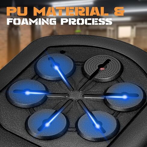 Newhai Music Boxing Machine آلة اللكم الإلكترونية Smart Lite Boxer معدات تدريب مثبتة على الحائط USB شحن للأطفال البالغين مع قفازات الملاكمة in Kuwait