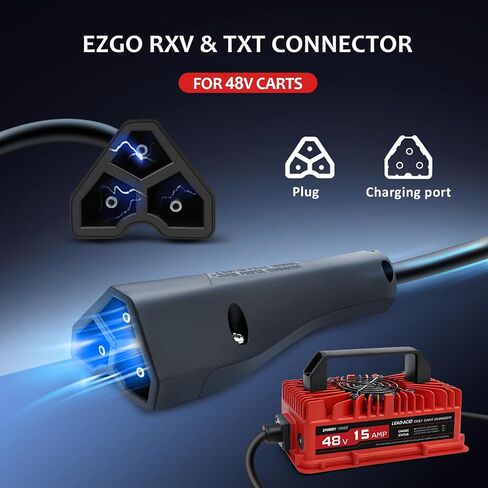 شاحن بطارية عربات الجولف 15 أمبير 48 فولت لـ EZGO RXV وTXT in Kuwait