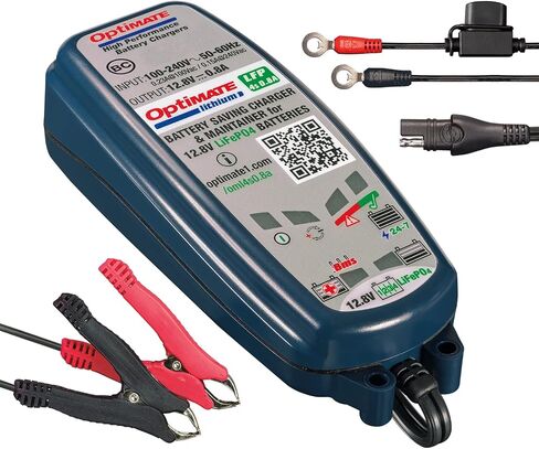 Optimate Lithium 4s 10A، TM275v2، 10-Step 12.8V 10A شاحن موفر للبطارية عالي الأداء وصيانة in Saudi Arabia