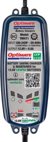 Optimate Lithium 4s 10A، TM275v2، 10-Step 12.8V 10A شاحن موفر للبطارية عالي الأداء وصيانة in Saudi Arabia