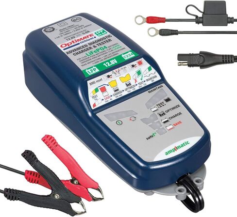 Optimate Lithium 4s 10A، TM275v2، 10-Step 12.8V 10A شاحن موفر للبطارية عالي الأداء وصيانة in Saudi Arabia