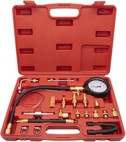 0-140PSI Fuel Injector Injection Pump Pressure Tester Gauge Kit Car Tools,Fuel Pressure Gauge Newest Updated TU-114 Fuel Pressure Tester Kit Gas Oil Pressure Tools for Cars and Trucks in Kuwait