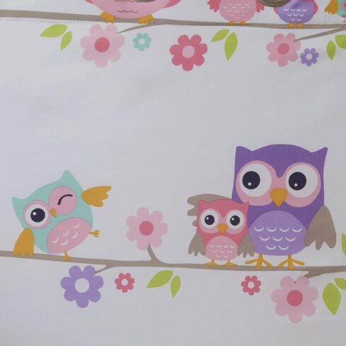 ستارة تعتيم من Mi Zone Kids Wise Wendy لغرفة النوم، ستارة نافذة حمراء غير رسمية بحلقات معدنية لغرفة المعيشة وغرفة عائلية للأطفال، ستارة سوداء مبتكرة، لوحة واحدة، 50 × 63 بوصة، وردي in Saudi Arabia
