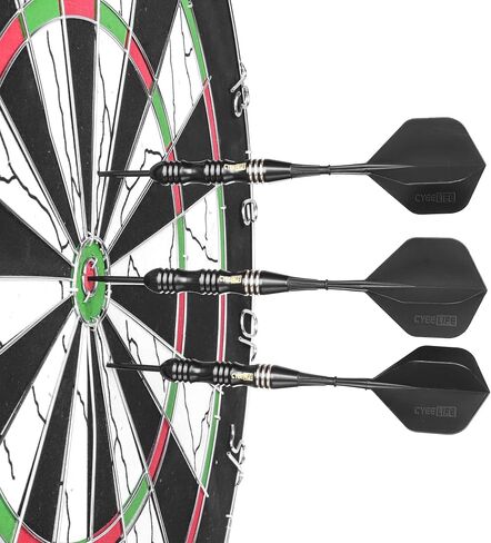CyeeLife Steel tip Darts 24g with Carry case and Sharpener&Integrated Flights,Professional Brass Set in Saudi Arabia