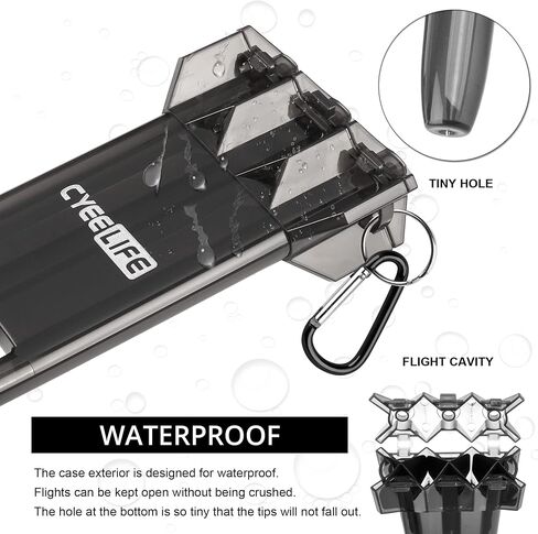 CyeeLife Steel tip Darts 24g with Carry case and Sharpener&Integrated Flights,Professional Brass Set in Saudi Arabia